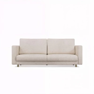 Dreisitzer-Schlafsofa DELVO – beige