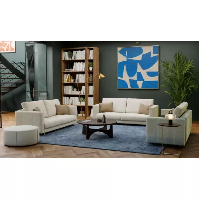 Dreisitzer-Schlafsofa DELVO – beige