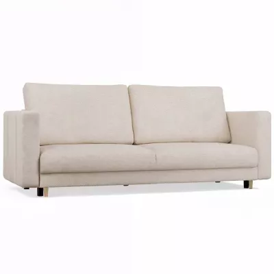 Dreisitzer-Schlafsofa DELVO – beige