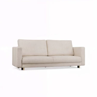 Dreisitzer-Schlafsofa DELVO – beige