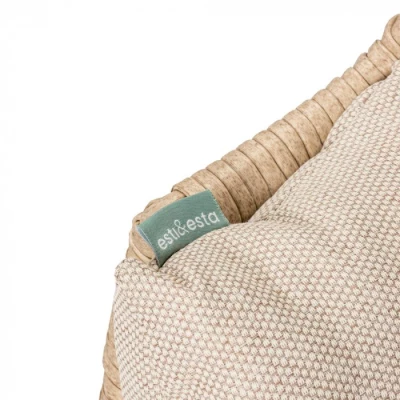 Rattan-Gartenstuhl FJORA - beige