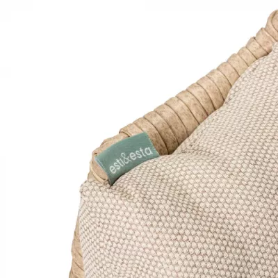 Rattan-Gartenstuhl FJORA - beige