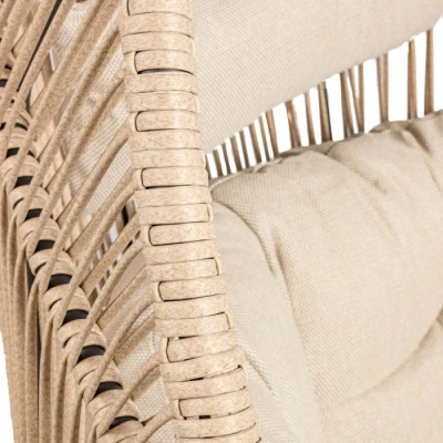 Rattan-Gartenstuhl FJORA - beige