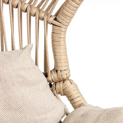 Rattan-Gartenstuhl FJORA - beige