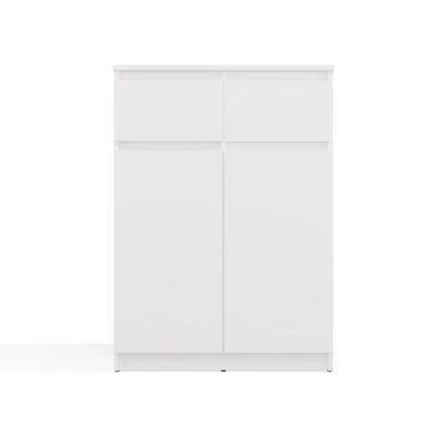 Schmale Kommode TAAVI – weiß