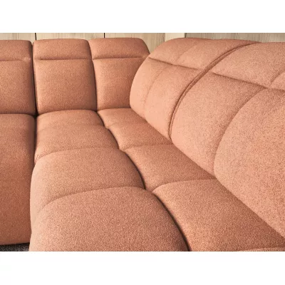Designer-Ecksofa SAOIRSE – orange, rechte Ecke