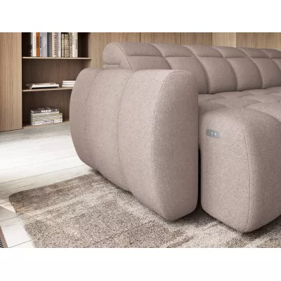 Designer-Ecksofa SAOIRSE – beige, rechte Ecke