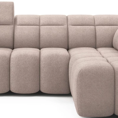 Designer-Ecksofa SAOIRSE – beige, rechte Ecke