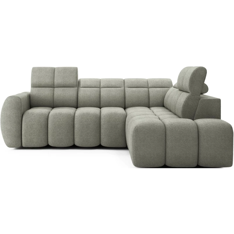 Designer-Ecksofa SAOIRSE – Khaki, rechte Ecke