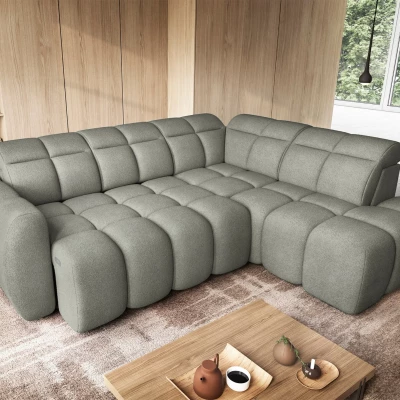 Designer-Ecksofa SAOIRSE – Khaki, rechte Ecke