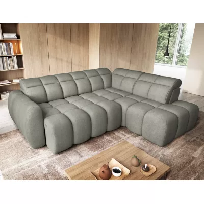 Designer-Ecksofa SAOIRSE – Khaki, rechte Ecke