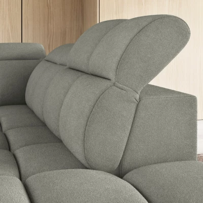 Designer-Ecksofa SAOIRSE – Khaki, rechte Ecke