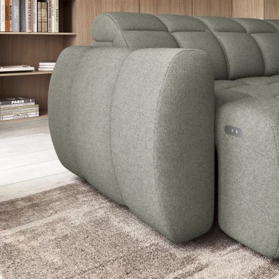 Designer-Ecksofa SAOIRSE – Khaki, rechte Ecke