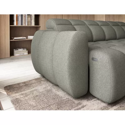 Designer-Ecksofa SAOIRSE – Khaki, rechte Ecke