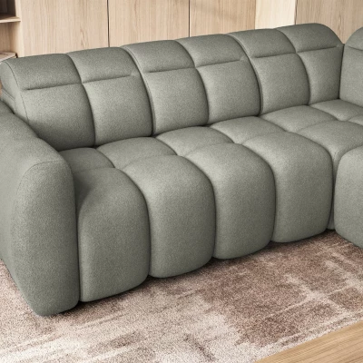 Designer-Ecksofa SAOIRSE – Khaki, rechte Ecke