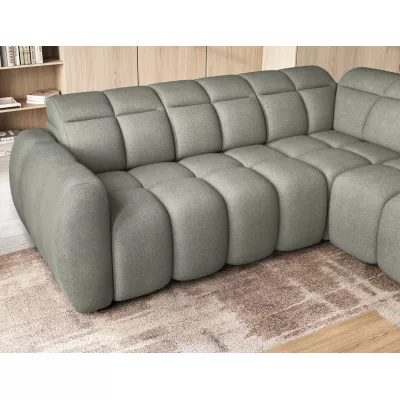 Designer-Ecksofa SAOIRSE – Khaki, rechte Ecke