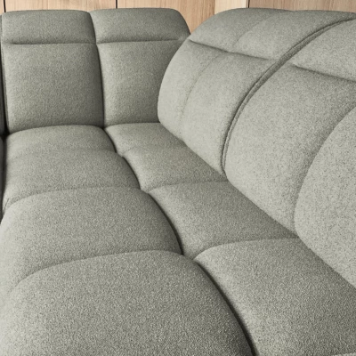 Designer-Ecksofa SAOIRSE – Khaki, rechte Ecke