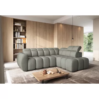 Designer-Ecksofa SAOIRSE – Khaki, rechte Ecke