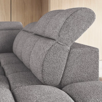Designer-Ecksofa SAOIRSE – grau, rechte Ecke