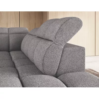 Designer-Ecksofa SAOIRSE – grau, rechte Ecke