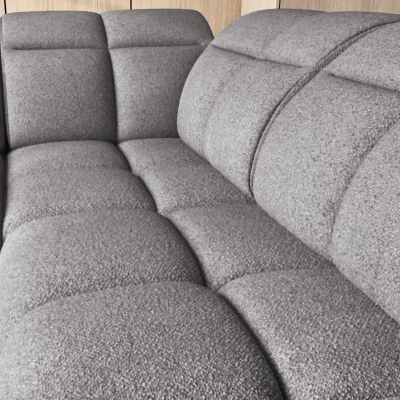 Designer-Ecksofa SAOIRSE – grau, rechte Ecke