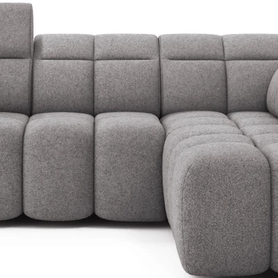 Designer-Ecksofa SAOIRSE – grau, rechte Ecke