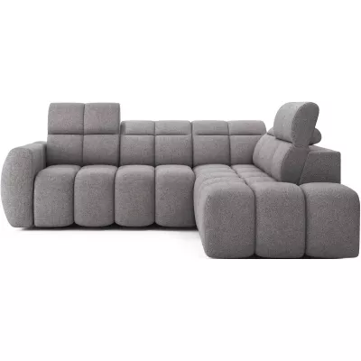 Designer-Ecksofa SAOIRSE – grau, rechte Ecke