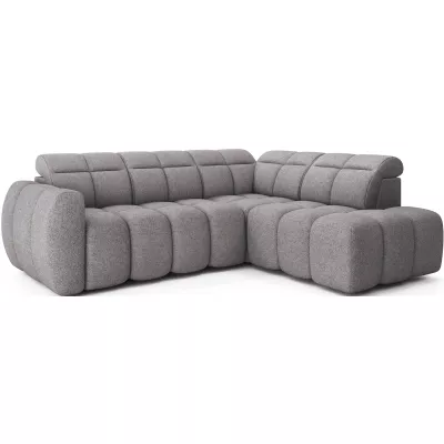 Designer-Ecksofa SAOIRSE – grau, rechte Ecke