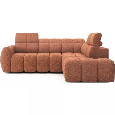 Designer-Ecksofa SAOIRSE - Ziegelstein, rechte Ecke