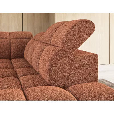 Designer-Ecksofa SAOIRSE - Ziegelstein, rechte Ecke