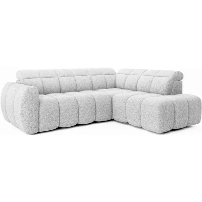 Designer-Ecksofa SAOIRSE – weiß, rechte Ecke