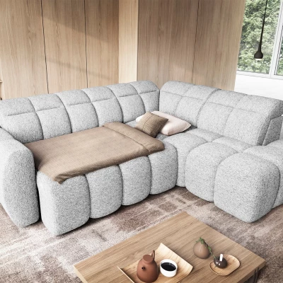 Designer-Ecksofa SAOIRSE – weiß, rechte Ecke
