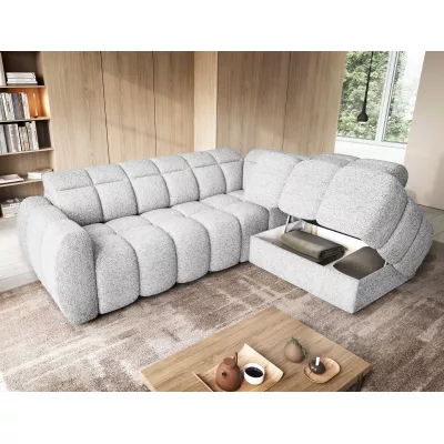 Designer-Ecksofa SAOIRSE – weiß, rechte Ecke