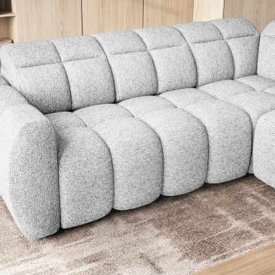 Designer-Ecksofa SAOIRSE – weiß, rechte Ecke