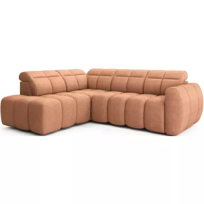 Designer-Ecksofa SAOIRSE – orange, linke Ecke