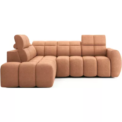 Designer-Ecksofa SAOIRSE – orange, linke Ecke