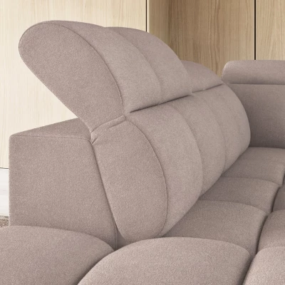 Designer-Ecksofa SAOIRSE – beige, linke Ecke