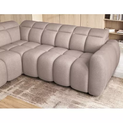 Designer-Ecksofa SAOIRSE – beige, linke Ecke