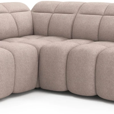 Designer-Ecksofa SAOIRSE – beige, linke Ecke