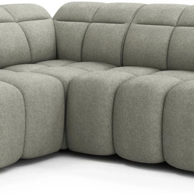 Designer-Ecksofa SAOIRSE – Khaki, linke Ecke