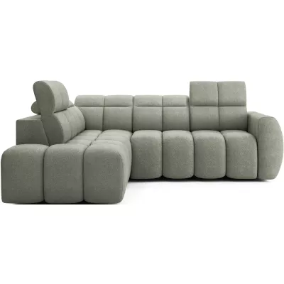 Designer-Ecksofa SAOIRSE – Khaki, linke Ecke