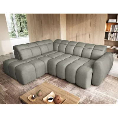 Designer-Ecksofa SAOIRSE – Khaki, linke Ecke