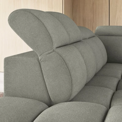 Designer-Ecksofa SAOIRSE – Khaki, linke Ecke