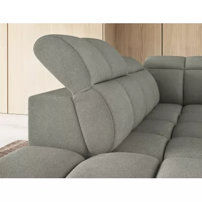 Designer-Ecksofa SAOIRSE – Khaki, linke Ecke
