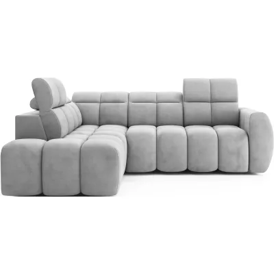 Designer-Ecksofa SAOIRSE – hellgrau, linke Ecke