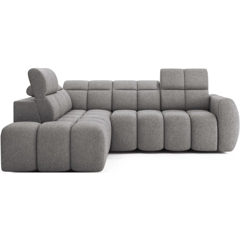 Designer-Ecksofa SAOIRSE – grau, linke Ecke