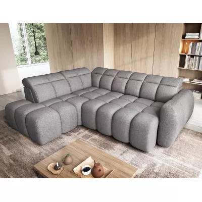 Designer-Ecksofa SAOIRSE – grau, linke Ecke