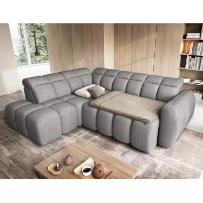 Designer-Ecksofa SAOIRSE – grau, linke Ecke