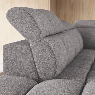Designer-Ecksofa SAOIRSE – grau, linke Ecke