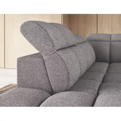 Designer-Ecksofa SAOIRSE – grau, linke Ecke
